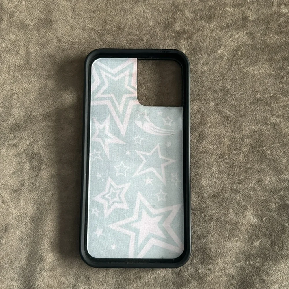 Wild Flower phone case for iPhone 12 Pro Max. Color- pink/black.